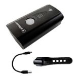 Farol Led alumínio super 900 lúmens USB