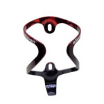 Suporte Garrafa Aluminio T6 Premium Bicolor Preto/Vermelho