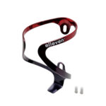 Suporte Garrafa Aluminio T6 Premium Bicolor Preto/Vermelho