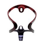Suporte Garrafa Aluminio T6 Premium Bicolor Preto/Vermelho