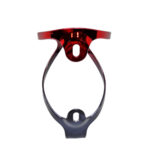 Suporte Garrafa Aluminio T6 Premium Bicolor Preto/Vermelho
