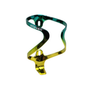 Suporte Garrafa Aluminio T6 Bicolor Gradient Verde/Dourado