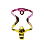 Suporte Garrafa Aluminio T6 Bicolor Gradient Pink/Dourado