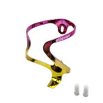 Suporte Garrafa Aluminio T6 Bicolor Gradient Pink/Dourado