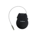Cadeado Retrátil Bike + Capacete Com Segredo  3mm X 1200mm