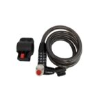 Cadeado Espiral Com Iluminação+Segredo+Suporte 12mm X 1200mm