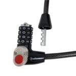 Cadeado Espiral Com Iluminação+Segredo+Suporte 12mm X 1200mm