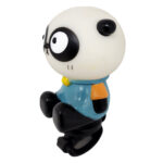 Buzina Silicone Panda Colorido