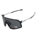 Óculos Ciclismo EL55 Lente Polarizada Preto/Branco
