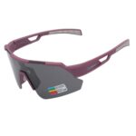 Óculos Ciclismo EL61 Lente Polarizada Roxo/Cinza