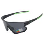 Óculos Ciclismo EL54 Lente Polarizada Preto/Verde