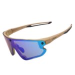 Óculos Ciclismo EL100 Lente Magnética Policarbonato Colors Uv400 Marrom/Preto