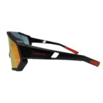 Óculos Ciclismo EL56 Lente Policarbonato Colors Uv400 Preto/Vermelho