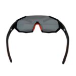 Óculos Ciclismo EL56 Lente Policarbonato Colors Uv400 Preto/Vermelho