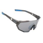 Óculos Ciclismo EL56 Lente Policarbonato Fume Uv400 Cinza/Azul