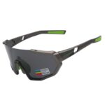 Óculos Ciclismo EL56 Lente Polarizada Cinza/Verde