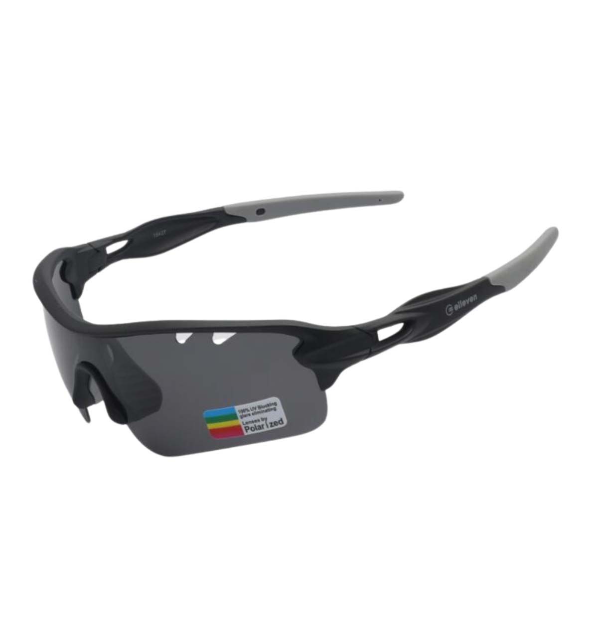 Óculos Ciclismo EL50 Lente Policarbonato Fume Uv400 Preto/Cinza