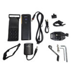 Farol E-Bike Com Bateria E Suporte Garfo 900 lumens Aluminio
