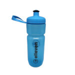 Garrafa Hidratação El 650ml Boca Larga Com Alça Azul/Preto