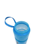 Garrafa Hidratação El 650ml Boca Larga Com Alça Azul/Preto