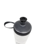 Garrafa Hidratação El 650ml Boca Larga Com Alça Branco/Preto