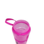Garrafa Hidratação El 650ml Boca Larga Com Alça Rosa/Preto