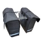 Bolsa Alforge Duplo Dir/Esq 36lt Impermeável Com Refletivo E Cinta De Fechamento