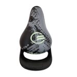 Selim Infantil M Com Alça 230x140mm Preto/Verde