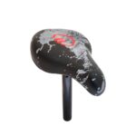 Selim Infantil P Com Canote E Alça 210x130mm Preto/Cinza/Vermelho
