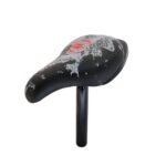 Selim Infantil P Com Canote E Alça 210x130mm Preto/Cinza/Vermelho