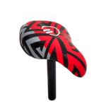 Selim Infantil P Com Canote E Alça 210x130mm Cinza/Vermelho