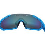 Oculos Ciclismo Kids Xq547 Lente Policarbonato Colors Uv400 Azul