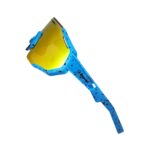 Oculos Ciclismo Kids Xq547 Lente Policarbonato Colors Uv400 Azul