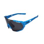 Óculos Ciclismo Kids Xq547 Lente Polarizada Azul