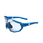 Óculos Ciclismo Kids Xq547 Lente Fotocromática Azul