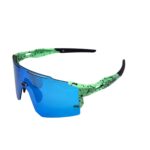 Óculos Ciclismo Xq550 Lente Policarbonato Colors Uv400 Verde Água