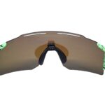 Óculos Ciclismo Xq550 Lente Policarbonato Colors Uv400 Verde Água