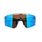 Óculos Ciclismo Xq550 Lente Policarbonato Colors Uv400 Verde Água
