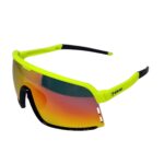 Óculos Ciclismo Xq559 Lente Policarbonato Colors Uv400 Preto Amarelo