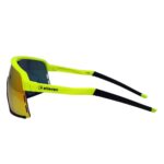 Óculos Ciclismo Xq559 Lente Policarbonato Colors Uv400 Preto Amarelo