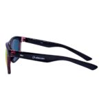 Óculos Casual Xq488 Lente Policarbonato Colors Uv400 Preto Vermelho