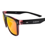 Óculos Casual Xq488 Lente Policarbonato Colors Uv400 Preto Vermelho