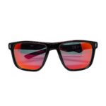Óculos Casual Xq488 Lente Policarbonato Colors Uv400 Preto Vermelho