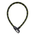 Cadeado Espiral com chave trama nylon 15mm x 800mm preto