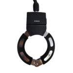 Cadeado Espiral algema com chave 8mm x 1000mm preto