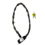 Cadeado Espiral corrente com chave 3,5mm x 800mm preto