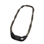 Cadeado Espiral corrente com segredo 4mm x 900mm preto