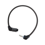 Cadeado Espiral emborrachado com segredo 8mm x 550mm preto
