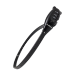 Cadeado Zip Look com segredo 540mm preto