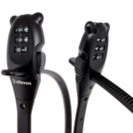 Cadeado Zip Look com segredo 540mm preto